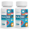 NADH 50mg + CoQ10 200mg + D-Ribose 150mg Supplement, Enhance NAD+ Supplement for Energy, Fatigue, Reduced Nicotinamide Adenine Dinucleotide, 120 Veggie Capsules