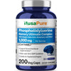 NusaPure Phosphatidylserine Memory Ultimate Complex 1000mg 200 Vegetarian Caps (Vegan, Non-GMO)