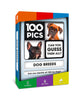 100 PICS Dogs Travel Game | Learn 100 Dog Breeds Flash Cards with Slide Reveal Case | Card Game, Gift, Stocking Stuffer | for Kids and Adults | Ages 6+