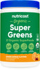 Nutricost Organic Super Greens Powder (30 Servings) Orange Sunrise Flavor - Superfood Supplement Drink Mix