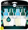 Febreze Unstopables Odor-Fighting PLUG Air Freshener, Fresh, (2) .87 fl. oz. Oil Refill