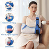 Willcom Arm Sling for Shoulder Injury with Waist Strap - Immobilizer Brace Support for Sleeping, Rotator Cuff Surgery (Mesh Version, Right, Small)