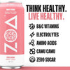 ZOA Zero Sugar Energy Drinks, White Peach - Sugar Free with Electrolytes, Healthy Vitamin C, Amino Acids, Essential B-Vitamins, and Caffeine from Green Tea - 16 Fl Oz (12-Pack)