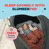 SlumberPod The Original Blackout Sleep Tent Travel Essential for Baby and Toddlers, Mini Crib and Pack n Play Cover, Sleep Pod with Monitor Pouch and Fan Pouch (Includes Fan), Blocks 95%+ Light, Black