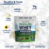 Opportuniteas Grass Fed Whey Isolate Protein Powder - Unflavored 28g Protein Powder Without Artificial Sweeteners, Hormone-Free Cows, Non GMO - 5lb