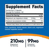 Nutricost Potassium (99 mg) Magnesium (210 mg) Citrates, 240 Capsules - Non-GMO, Gluten Free