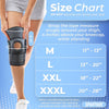 Sparthos Knee Brace - Relieves ACL, MCL, Meniscus Tear, Arthritis, Tendons Pain - Open Patella Design with Dual Hinges - Patellar Compression Support, Plus Size Fit - For Men and Women (XX-Large)