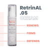 Eau Thermale Avène - RetrinAL 0.05 Cream - Retinaldehyde - Renews Skin & Helps Reduce The Appearance of Wrinkles - Airless Pump - 1.01 fl.oz.