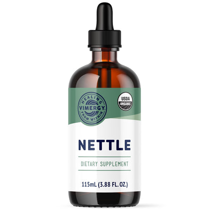 Vimergy Organic Nettle Leaf Extract, 57 Servings - Potent 10:1 Extract Liquid Drops - Supports Immune System Health - Supports Joint Health - USDA Organic, Gluten-Free, Non-GMO, Vegan & Paleo (115 ml)