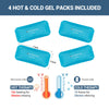 Comfytemp Wisdom Teeth Ice Pack Head Wrap, Face Ice Pack for TMJ Relief, Surgery Recovery, FSA HSA Eligible, 4 Reusable Hot & Cold Gel Packs, Pain Relief for Jaw, Chin, Oral, Facial, Dental Implants