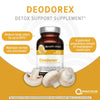 Quality of Life - Detoxification Support - Fight Bad Breath and Body Odor - Deodorex - 60 Vegicaps