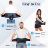 AVESTON Back Support Lower Back Brace for Back Pain Relief - Thin Breathable Rigid 6 ribs Adjustable Lumbar Support Belt for Men/Women Keeps Your Spine Straight - Medium for Circumference 32-37