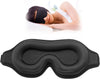 Albatross Health New England Sleep Mask for Men Women, Upgraded 3D Contoured Cup Eye mask with Adjustable Strap, Breathable & Soft for Sleeping, Yoga, Traveling (Black)