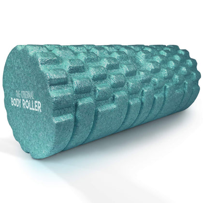 The Original Body Roller - High Density Foam Roller Massager for Deep Tissue Massage of The Back and Leg Muscles - Self Myofascial Release of Painful Trigger Point Muscle Adhesions - 13