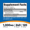 Nutricost Panax Ginseng 1000mg, 240 Capsules - Non GMO, Gluten Free, 120 Servings