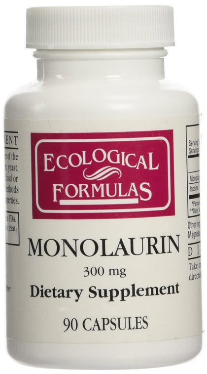 Ecological Formulas/Cardiovascular Research Monolaurin(Lauricidin 300mg) 90c