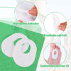 WILLBOND 60 Pcs Callus Pads Soft Felt Callus Oval Shape Corn Pads for Bottom of Foot Adhesive Foot Corn Pads for Men and Women Feet Toes Heel Pain Relief, White