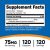 Nutricost Butterbur Extract Capsules (75mg) 120 Capsules - Gluten Free, Non-GMO, Vegetarian Friendly