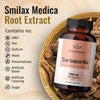 HERBAMAMA Sarsaparilla Root Capsules - Organic Sarsaparilla Root Powder Pills - Smilax Medica Herb Supplement - 1000mg, 100 Caps