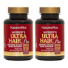 NaturesPlus Womens Ultra Hair Plus - 60 Sustained Release Tablets, Pack of 2 - Nutritional Support for Healthy Hair Structure - Gluten Free - 60 Total Servings