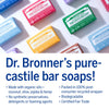 Dr. Bronner's - Pure-Castile Bar Soap (Baby Unscented, 5 oz, 6-Pack) -Made with Organic Oils, For Face, Body & Hair, Gentle for Sensitive Skin & Babies, No Added Fragrance,Biodegradable,Vegan,Non-GMO