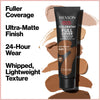 Revlon ColorStay Full Cover Longwear Matte Foundation, Heat & Sweat Resistant Lightweight Face Makeup, Toast (410), 1.0 oz