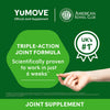 YuMOVE Adult Dog Tablets | Hip and Joint Supplement for Dogs with Glucosamine, Hyaluronic Acid, Green Lipped Mussel for Dogs Aged 6 to 8 | 300 Tablets