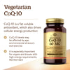 Solgar Vegetarian CoQ-10 60 mg, 180 Vegetable Capsules - Heart Healthy, Protective Antioxidant - Coenzyme Q-10 (CoQ-10) Supplement - Non-GMO, Vegan, Gluten Free, Dairy Free, Kosher - 180 Servings