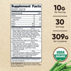 Nutricost Organic Super Greens Powder (30 Servings) - Superfood Supplement Drink Mix (30 Servings, No flavor added)