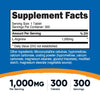 Nutricost L-Arginine 1000mg, Amino Acid Tablets (300 Tablets)