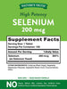 Selenium 200mcg | 100 Tablets | High Potency | Non-GMO, Gluten Free Supplement | by Nature's Truth