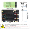 Geekworm for Raspberry Pi UPS, X728 (Max 5.1V 6A) UPS & Power Management Board with AC Power Loss Detection|Auto Power On|Safe Shutdown|Battery Capacity Reading|Low Battery Auto Shutdown|Buzzer