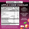 Nature's Nutrition Apple Vinegar Gummy for Weight Loss 1000mg - Vegan Apple Cider Vinegar Gummies for Detox & Cleanse, ACV Supplement Pills, Vitamin B12, Beetroot & Pomegranate, Non-GMO - 120 Gummies