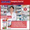 Alocane Emergency Burn Gel 4 Lidocaine Maximum Strength Fast Pain and Itch Relief for Minor Burns Sunburn Kitchen Radiation Chemical First Degree Burns First Aid Treatment Burn Care, 2.5 Fl Oz