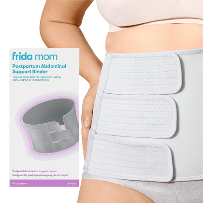 Frida Mom Belly Binder Postpartum Recovery, for Natural Delivery & C-Section Recovery, 9