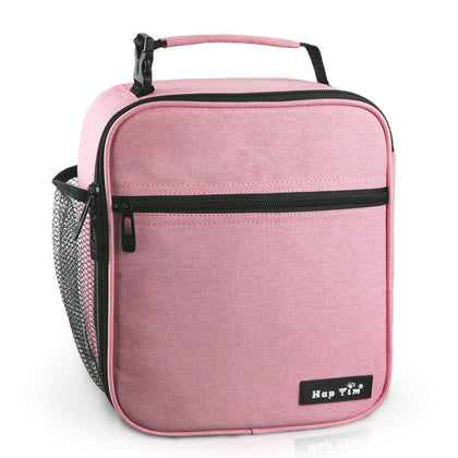 Hap Tim lunchbox for Adult, Insulated Lunch Bag for Women, Reusable Lunch Box, Spacious Lunchbag, Pink (18654-PK)