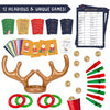 12 Games of Christmas - 12 Hilarious Holiday Games [Family Party Games Pack for Kids, Teens & Adults] - by Beat That! Game