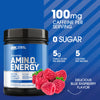 Optimum Nutrition Amino Energy - Pre Workout with Green Tea, BCAA, Amino Acids, Keto Friendly, Green Coffee Extract, Energy Powder - Blue Raspberry, 65 Servings (Packaging May Vary) (expiry 30/11/2025)