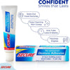 Secure Waterproof Denture Adhesive - Zinc Free - Extra Strong 12 Hour Hold - 1.4 oz (Pack of 2)