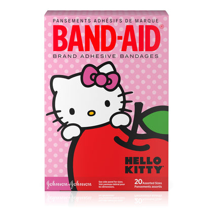 Band-Aid Brand Adhesive Bandages, Hello Kitty, 20 Count (Pack of 3)