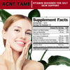 Acnetame Acne Pills- Acne Tame 3 Pack Supplement- Clear Skin Vitamins Pill for Oily Skin Treatment, Hormonal Blemishes, Spots & Cystic Acnes Supplements for Women, Men, Teens & Adults- 180 Tablets