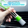 multifunction cleaning brush car interior cleaner - car seat cleaner for car detailing brush set home cleaning supplies- car brush interior cleaner vent brush auto detailing tools & accessories