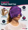 Magic Gel Migraine Ice Head Wrap | Real Migraine & Headache Relief | The Original Headache Cap | Cold, Comfortable, Dark & Cool; Endorsed by Physicians, Loved by Thousands - (Purple)