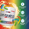 EHP Labs OxyShred Thermogenic Pre Workout Powder & Shredding Supplement - Preworkout Powder with L Glutamine & Acetyl L Carnitine, Energy Boost Drink - Gummy Snake, 60 Servings