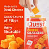 Quest Nutrition Cheese Crackers, Cheddar Blast, High Protein, Low Carb, Made with Real Cheese, 12 Packs (1.06 oz bags)