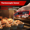 ThermoPro TP19 Waterproof Digital Meat Thermometer for Grilling with Ambidextrous Backlit & Thermocouple Instant Read Kitchen Cooking Food Thermometer for Candy Water Oil BBQ Grill Smoker