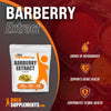 BulkSupplements.com Barberry Extract Powder - Berberine Supplement, from Barberry Root & Bark - Soy Free - 500mg per Serving, 500 Servings (250 Grams - 8.8 oz)