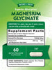 Magnesium Glycinate Capsules | 200mg | 60 Count | Chelated Superior Absorption Formula | Non-GMO & Gluten Free Supplement | by Nature's Truth