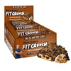 FITCRUNCH Snack Size Protein Bars, Designed by Robert Irvine, 6-Layer Baked Bar, 3g of Sugar, Gluten Free & Soft Cake Core (9 Bars, Chocolate Chip Cookie Dough)