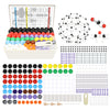 RELIANCER Molecular Model Kit,444PCS Organic Molecular Chemistry Set w/C60,Atoms,Bonds,Molecular Structures Building Kit for Chemistry Learning,STEM Science Kits for Teachers,Students,Young Scientists